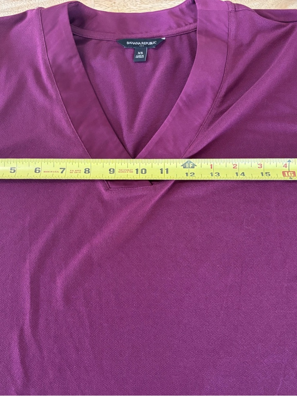 Banana Republic Sleeveless V-Neck Camisole in Deep Berry - Picture 5 of 5